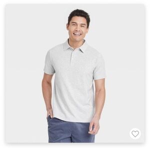 Goodfellow & Co Men's Gray Polo Shirt new XXL